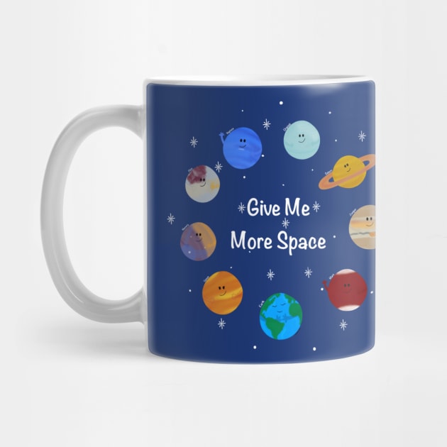 Give Me More Space Solar System by Coconut Moe Illustrations